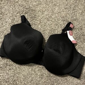 NWT Cacique Black Bra size 44DDD